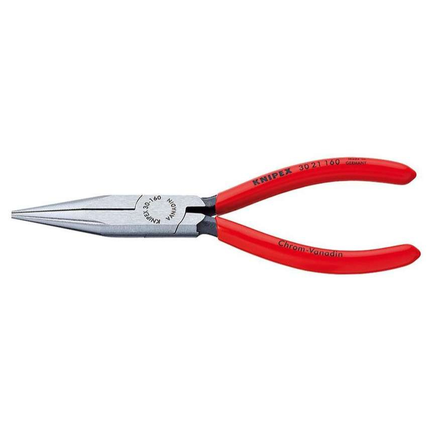 Půlkulaté kleště typu Langbeck 190 mm (s prodlouženými čelistmi) KNIPEX 30 21 190 - leštěná hlava, plastové návleky 30 21 190