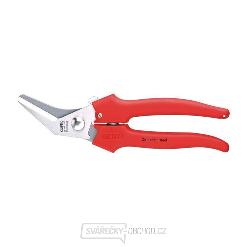 Kombinované nůžky 185 mm KNIPEX 91 05 185 - chromováno, vícesložkové návleky