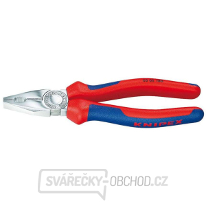 Kombinované kleště 140 mm. KNIPEX 03 05 140 - chromováno, vícesložkové návleky gallery main image