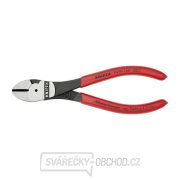 Silové boční štípací kleště 160 mm KNIPEX 74 01 160 - leštěná hlava, plastové návleky gallery main image