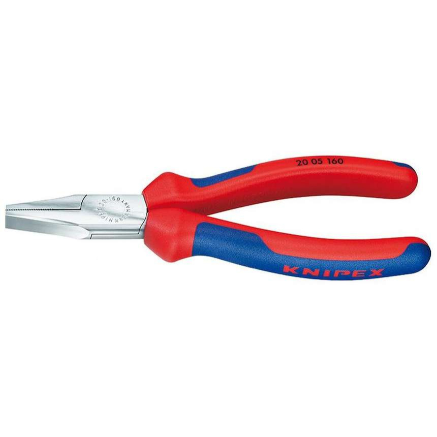 Ploché kleště 140 mm KNIPEX 20 05 140 - chromováno, vícesložkové návleky 20 05 140