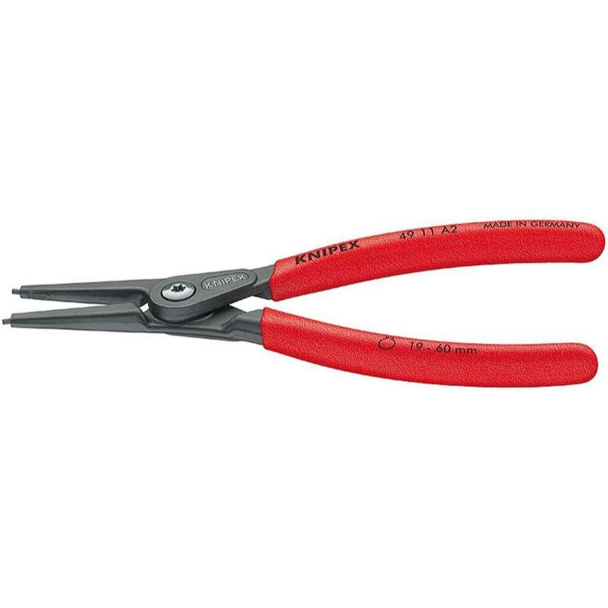 Precizní kleště na pojistné kroužky 140 mm, vnější rovné. Knipex - 49 11 A0 - DIN 5254 A 49 11 A0