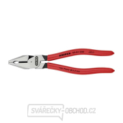 Silové kombinované kleště 200 mm. KNIPEX 02 01 200 - leštěno, plastové návleky Náhled