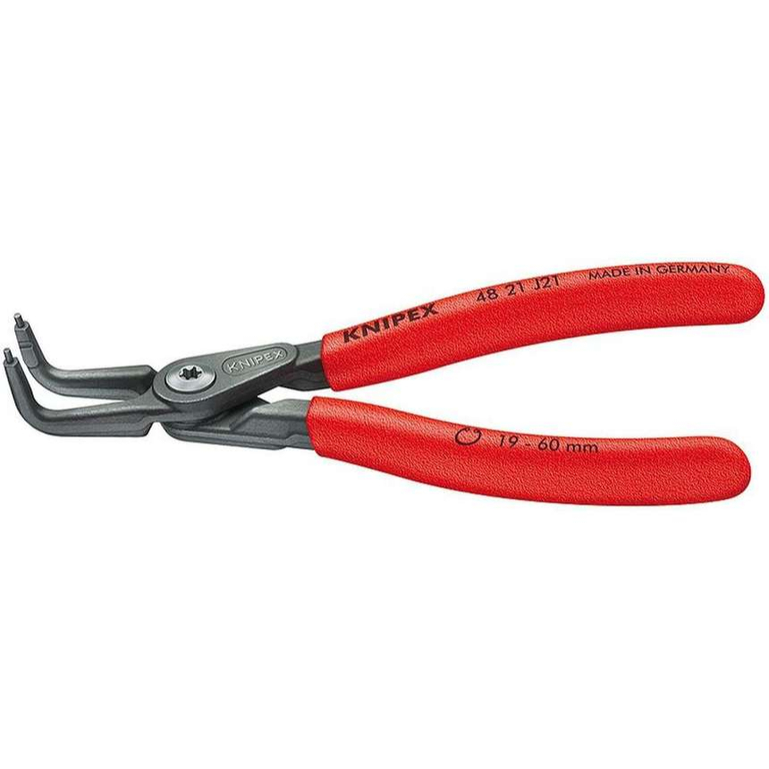 Precizní kleště na pojistné kroužky 130 mm, vnitřní zahnuté. Knipex - 48 21 J11 - DIN 5265 D 48 21 J11