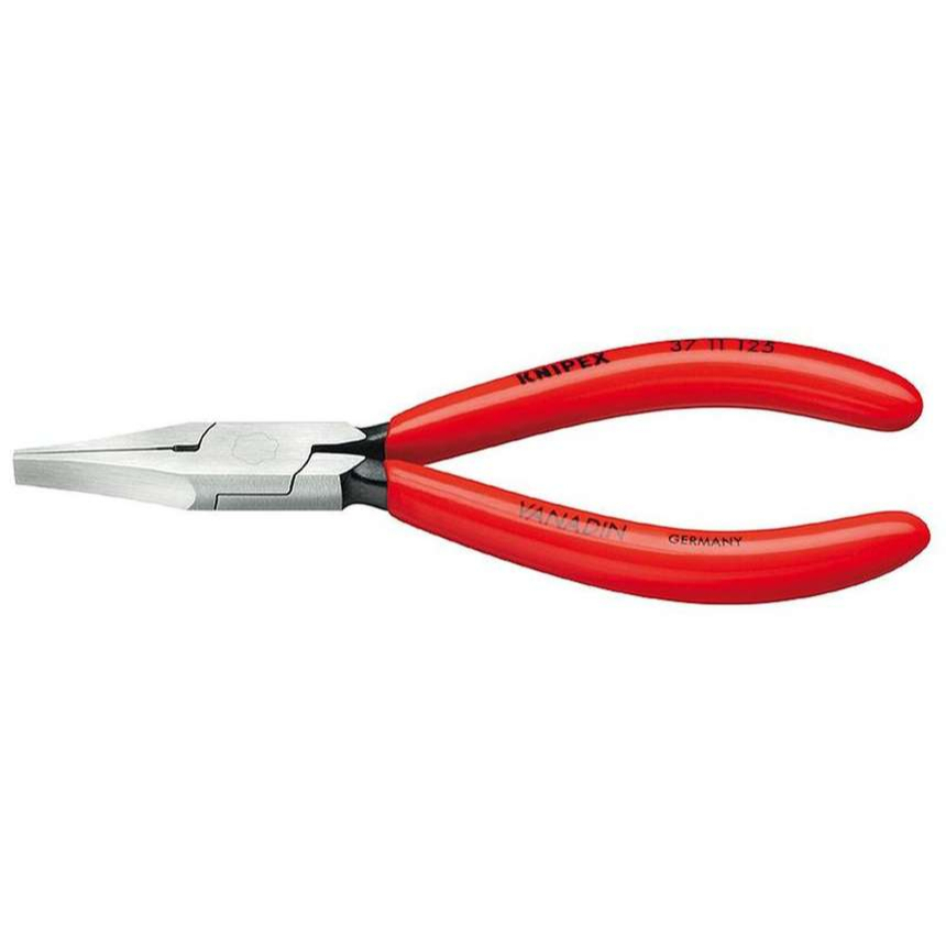 Kleště pro uchopení pro jemnou elektroniku 125 mm KNIPEX 35 11 125 - leštěná hlava, plastové návleky 37 11 125