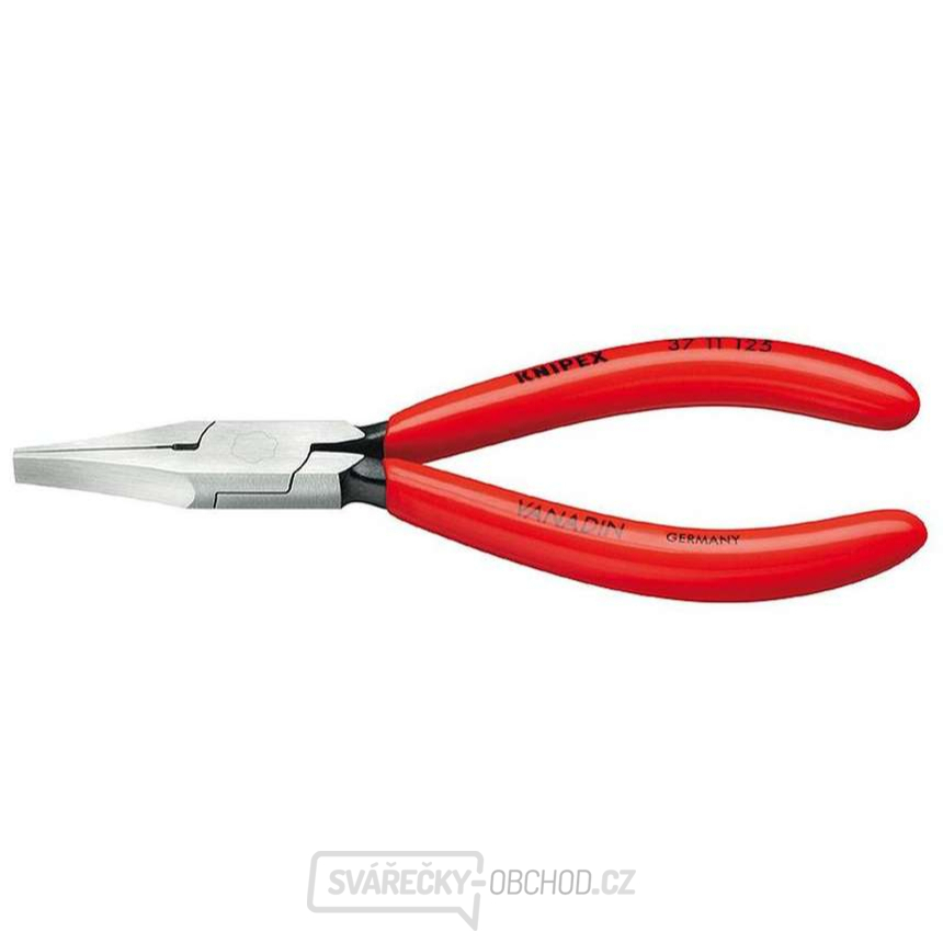 Kleště pro uchopení pro jemnou elektroniku 125 mm KNIPEX 35 11 125 - leštěná hlava, plastové návleky