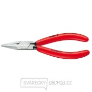 Kleště pro uchopení pro jemnou elektroniku 125 mm KNIPEX 37 21 125 - leštěná hlava, plastové návleky gallery main image