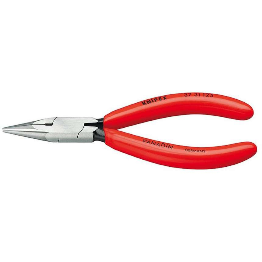 Kleště pro jemnou elektroniku 125 mm KNIPEX 37 31 125 - leštěná hlava, plastové návleky 37 31 125