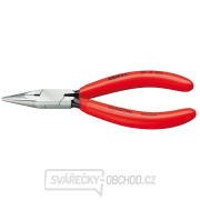 Kleště pro jemnou elektroniku 125 mm KNIPEX 37 31 125 - leštěná hlava, plastové návleky gallery main image