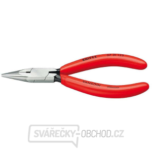 Kleště pro jemnou elektroniku 125 mm KNIPEX 37 31 125 - leštěná hlava, plastové návleky gallery main image