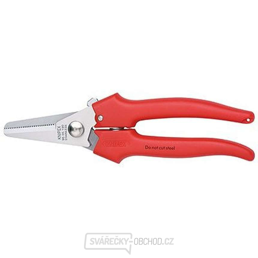 Kombinované nůžky 190 mm KNIPEX 95 05 190 - chromováno, vícesložkové návleky
