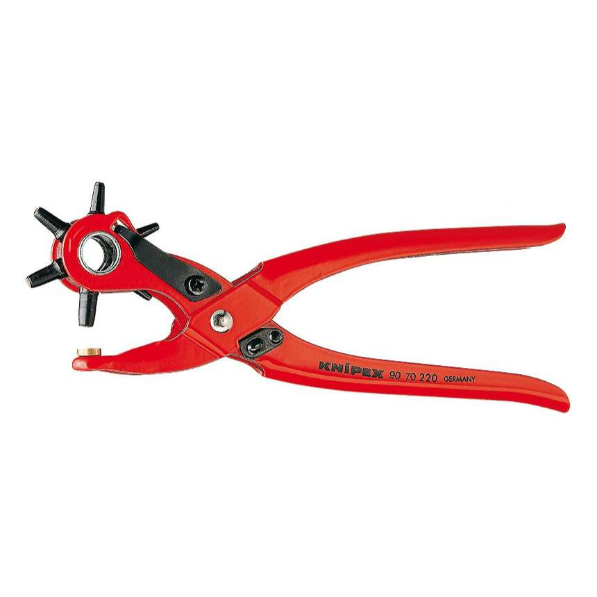 Otočné děrovací kleště 220 mm Knipex 90 70 220 SB 90 70 220 SB