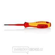 Elektrikářský VDE šroubovák (Slim) PH 1 Knipex 98 24 01 SL gallery main image