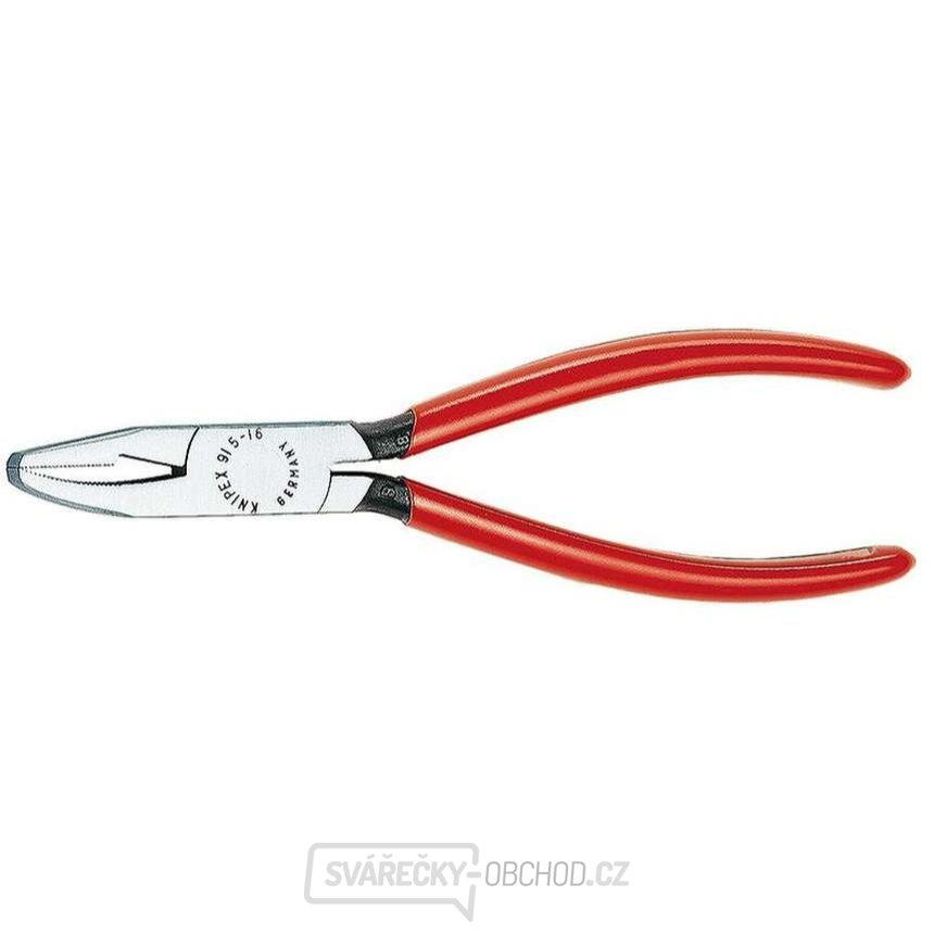 Kleště na lámání skla 160 mm KNIPEX 91 51 160 - leštěná hlava, plastové návleky