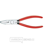 Kleště na lámání skla 160 mm KNIPEX 91 51 160 - leštěná hlava, plastové návleky gallery main image