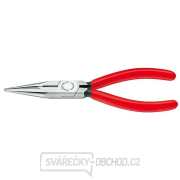 Půlkulaté kleště s břity pro radiotechniku 160 mm KNIPEX 25 01 160 - leštěná hlava, plastové návleky Půlkulaté kleště s břity pro radiotechniku 160 mm KNIPEX 25 01 160 - leštěná hlava, plastové návleky gallery main image