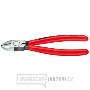 Boční štípací kleště 160 mm KNIPEX 70 01 160 - leštěná hlava, plastové návleky gallery main image