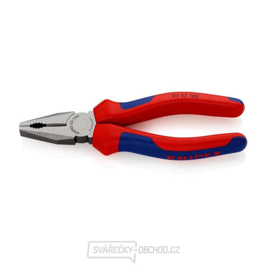 KLEŠTĚ KOMBINOVANÉ, POTAH PVC KNIPEX 03 02 160