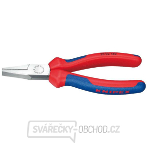 Ploché kleště 160 mm KNIPEX 20 02 160 - leštěná hlava, vícesložkové návleky Ploché kleště 160 mm KNIPEX 20 02 160 - leštěná hlava, vícesložkové návleky gallery main image