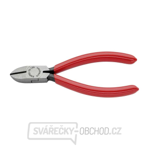 Boční štípací kleště 125 mm KNIPEX 70 01 125 - leštěná hlava, plastové návleky gallery main image