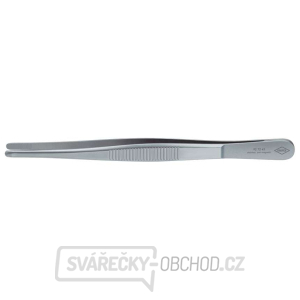 Pinzeta přesná, s tupou špičkou, Knipex 145 mm Pinzeta přesná, s tupou špičkou, Knipex 145 mm gallery main image