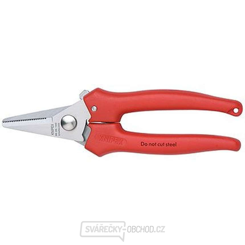 Kombinované nůžky 140 mm KNIPEX 95 05 140 - chromováno, vícesložkové návleky