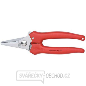 Kombinované nůžky 140 mm KNIPEX 95 05 140 - chromováno, vícesložkové návleky Kombinované nůžky 140 mm KNIPEX 95 05 140 - chromováno, vícesložkové návleky gallery main image