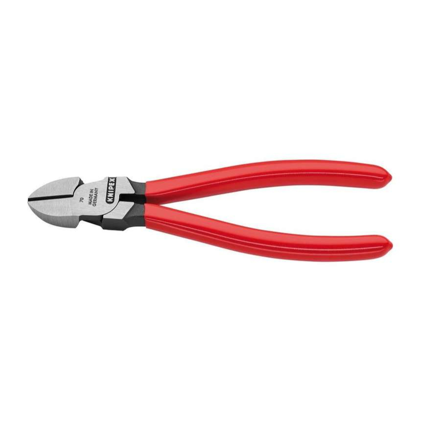 Boční štípací kleště 140 mm KNIPEX 70 01 140 - leštěná hlava, plastové návleky 70 01 140