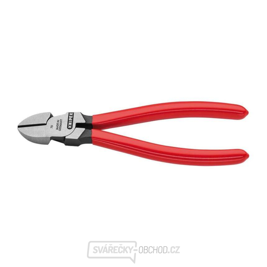 Boční štípací kleště 140 mm KNIPEX 70 01 140 - leštěná hlava, plastové návleky