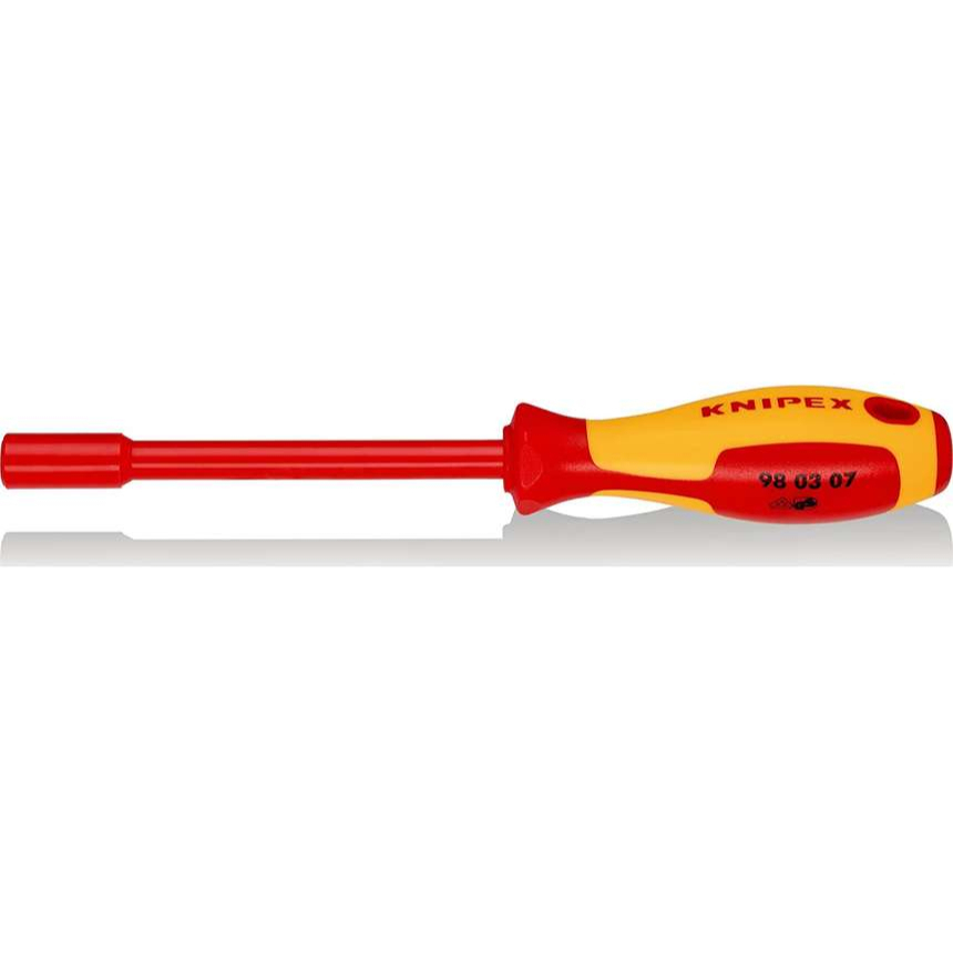 VDE šroubovák s nástrčným klíčem 6hran 7x125 mm Knipex 98 03 07 98 03 07