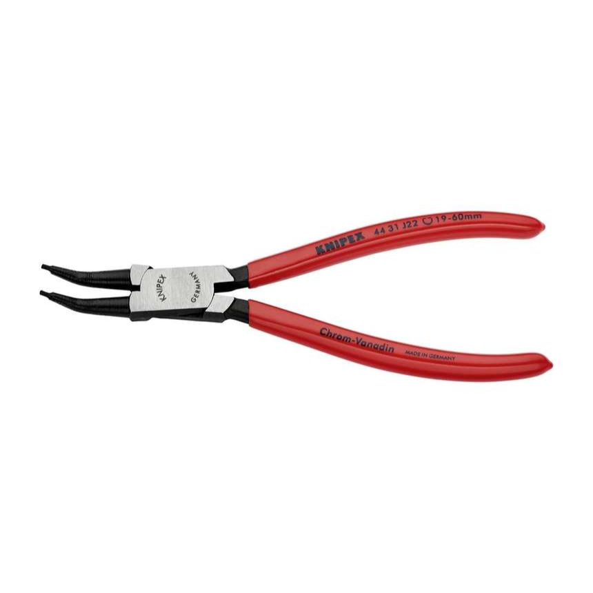 Kleště na pojistné kroužky 180 mm, vnitřní zahnuté 45° Knipex 44 31 J22 44 31 J22