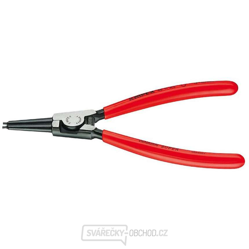 Kleště na pojistné kroužky 140 mm, vnější rovné. Knipex 46 11 A1 - DIN 5254 A