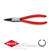 Kleště na pojistné kroužky 180 mm, vnitřní rovné. Knipex - 44 11 J2 - DIN 5265 C. Leštěno, potaženo plastem gallery main image