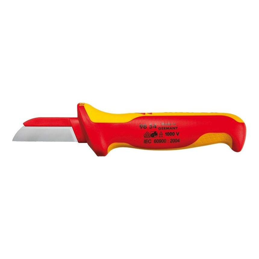 Levně Nůž na kabely izolovaný 1000V VDE, 180 mm Knipex 98 54 98 54