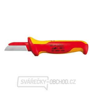 Nůž na kabely izolovaný 1000V VDE, 180 mm Knipex 98 54 Nůž na kabely izolovaný 1000V VDE, 180 mm Knipex 98 54 gallery main image