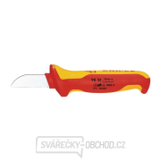 Nůž na kabely izolovaný 1000V VDE, 185 mm Knipex 98 52 Nůž na kabely izolovaný 1000V VDE, 185 mm Knipex 98 52 gallery main image