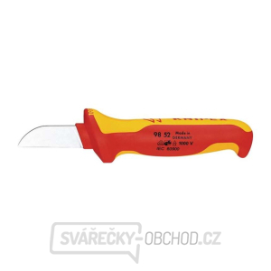 Nůž na kabely izolovaný 1000V VDE, 185 mm Knipex 98 52 Nůž na kabely izolovaný 1000V VDE, 185 mm Knipex 98 52 gallery main image