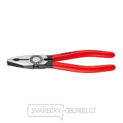 Kombinované kleště 140 mm. KNIPEX 03 01 140 - leštěno, plastové návleky Kombinované kleště 140 mm. KNIPEX 03 01 140 - leštěno, plastové návleky gallery main image
