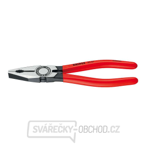 Kombinované kleště 140 mm. KNIPEX 03 01 140 - leštěno, plastové návleky Kombinované kleště 140 mm. KNIPEX 03 01 140 - leštěno, plastové návleky gallery main image