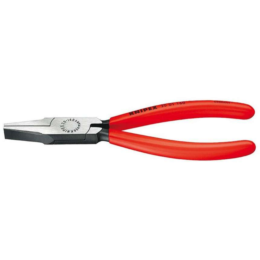 Ploché kleště 125 mm KNIPEX 20 01 125 - leštěno, plastové návleky 20 01 125