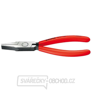 Ploché kleště 125 mm KNIPEX 20 01 125 - leštěno, plastové návleky gallery main image