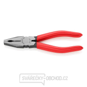 Kombinované kleště 160 mm. KNIPEX 03 01 160 - leštěno, plastové návleky gallery main image