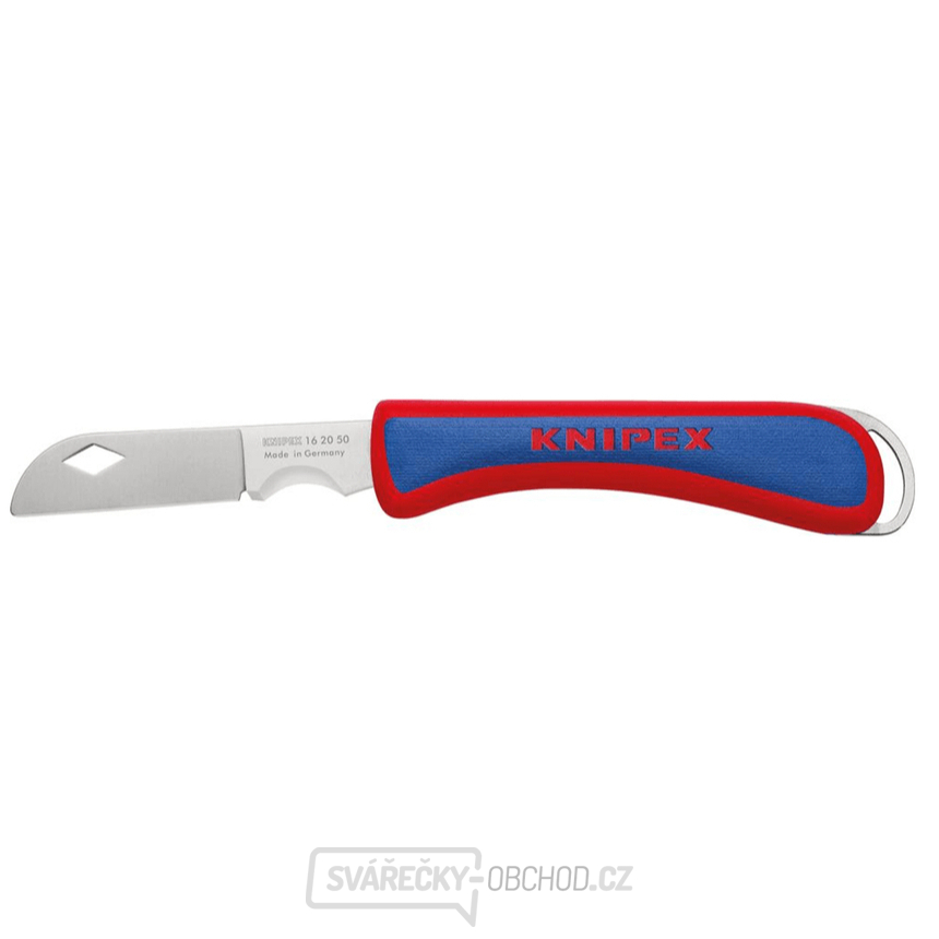 Zavírací nůž pro elektrikáře Knipex 16 20 50 SB Zavírací nůž pro elektrikáře Knipex 16 20 50 SB gallery main image