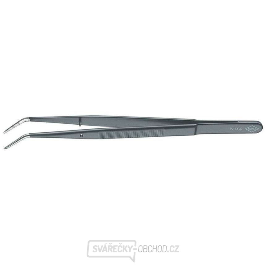 Univerzální pinzeta 155 mm Knipex 92 34 37 se zahnutými hroty Univerzální pinzeta 155 mm Knipex 92 34 37 se zahnutými hroty gallery main image