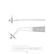 Univerzální pinzeta 155 mm Knipex 92 34 37 se zahnutými hroty náhled