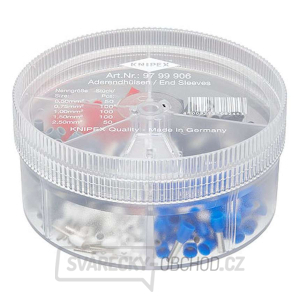 Box s izolovanými koncovými dutinkami Knipex 97 99 906 (400 ks) Box s izolovanými koncovými dutinkami Knipex 97 99 906 (400 ks) gallery main image