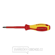 Šroubovák křížový Pozidriv® izolovaný 1 000 V VDE Knipex PZ2 Šroubovák křížový Pozidriv® izolovaný 1 000 V VDE Knipex PZ2 gallery main image