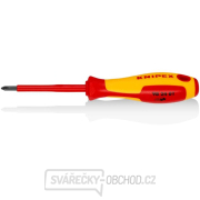 Šroubovák křížový Phillips® izolovaný 1000V VDE Knipex PH1 Šroubovák křížový Phillips® izolovaný 1000V VDE Knipex PH1 gallery main image
