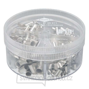 Box s neizolovanými koncovými dutinkami Knipex 97 99 911 (350 ks) Box s neizolovanými koncovými dutinkami Knipex 97 99 911 (350 ks) gallery main image