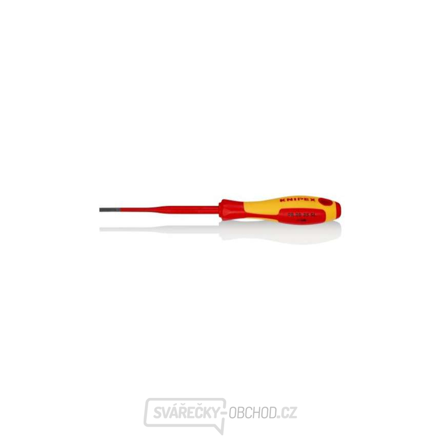 Elektrikářský VDE šroubovák (Slim) 3,5x0,6x100 mm Knipex 98 20 35 SL
